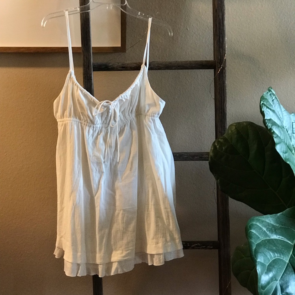 Princess Polly Empress Style White Mini Dress